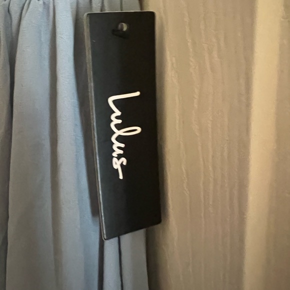 NWT LuLu’s Heavenly Hues Light Blue Maxi Dress in size Small - Picture 11 of 16